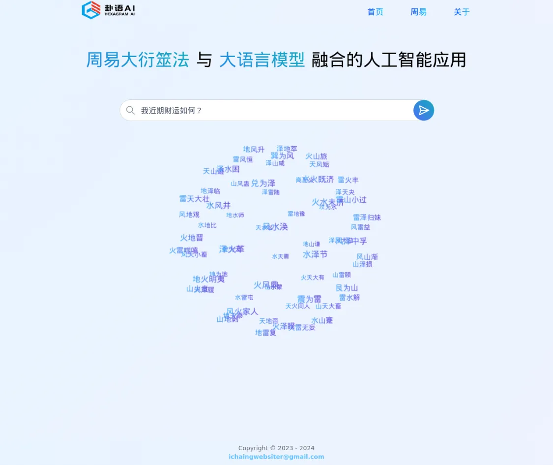 卦语 AI 免费占卜,周易起卦在线工具插图 卦语 AI 免费占卜,周易起卦在线工具插图