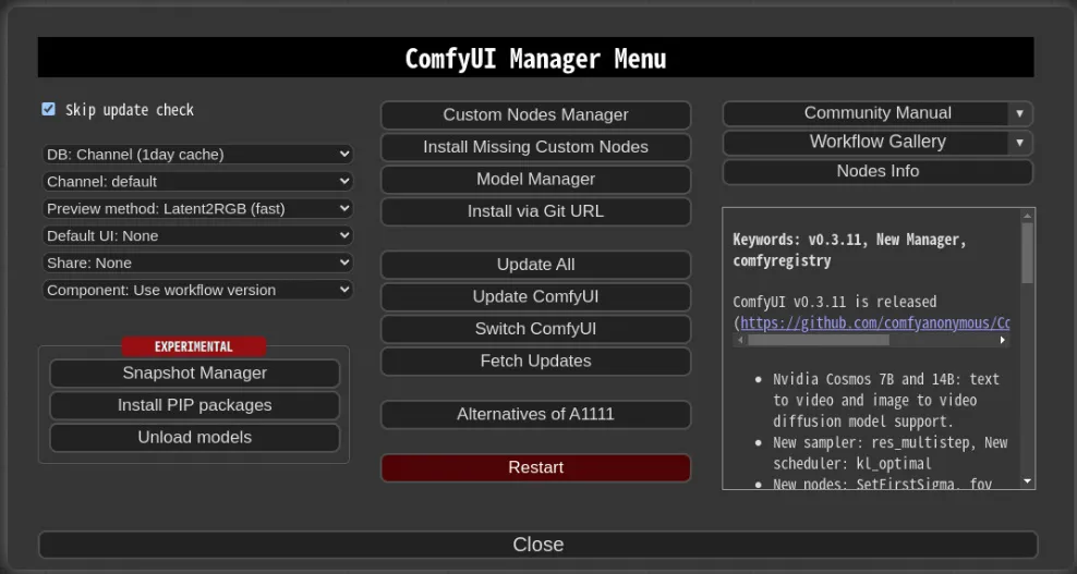 ComfyUI 插件安装:4 种主流方法操作教程插图 ComfyUI 插件安装:4 种主流方法操作教程插图