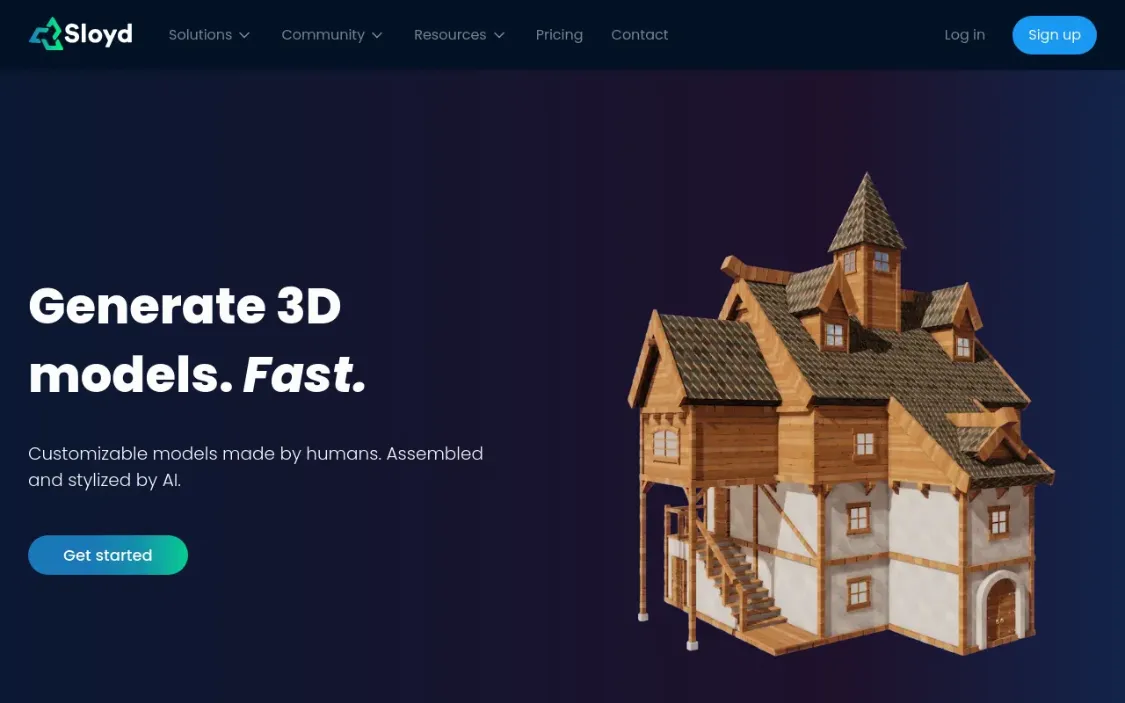Sloyd 3D 模型生成,文本创建多种模型插图 Sloyd 3D 模型生成,文本创建多种模型插图