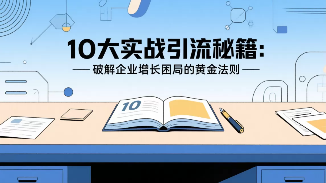 10大实战引流秘籍:破解企业增长困局插图 10大实战引流秘籍:破解企业增长困局插图