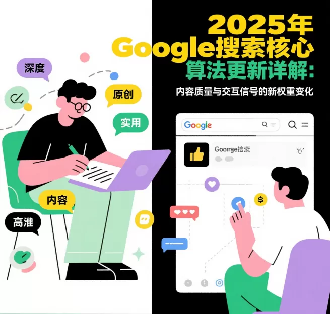 2025年Google搜索核心算法更新:内容质量与交互信号权重解析插图 2025年Google搜索核心算法更新:内容质量与交互信号权重解析插图