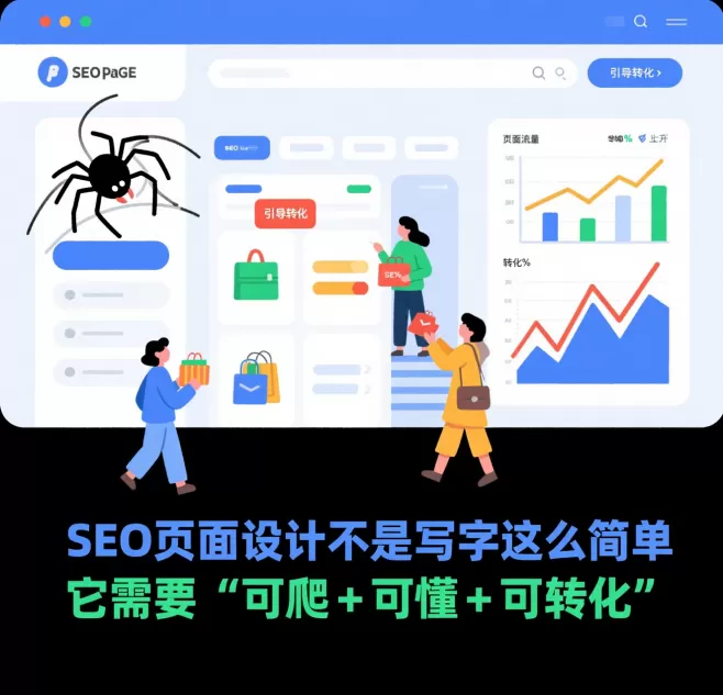 SEO页面设计:可爬+可懂+可转化的核心逻辑-会懂网