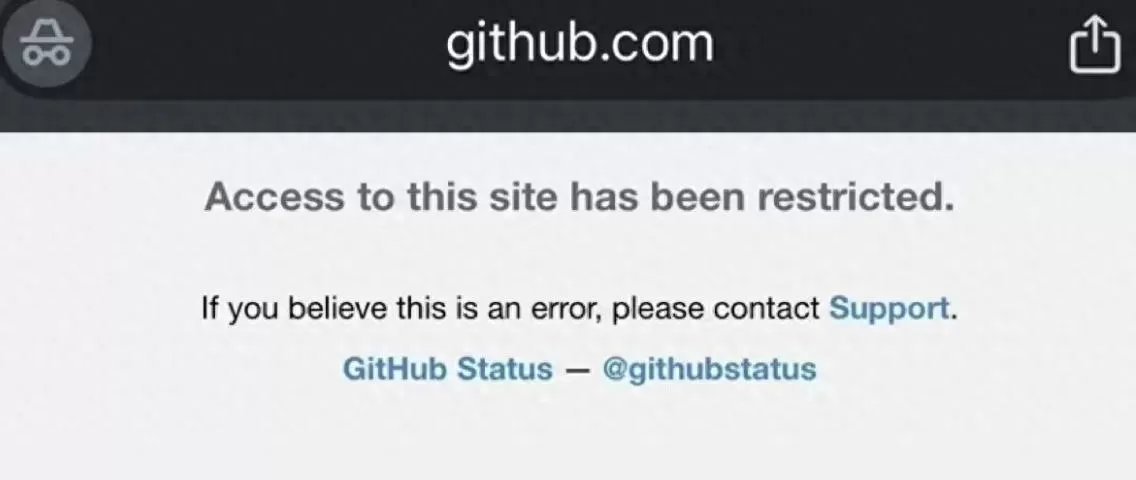 突发:GitHub周末封锁中国全境IP!官方回应来了太让人意外插图 突发:GitHub周末封锁中国全境IP!官方回应来了太让人意外插图