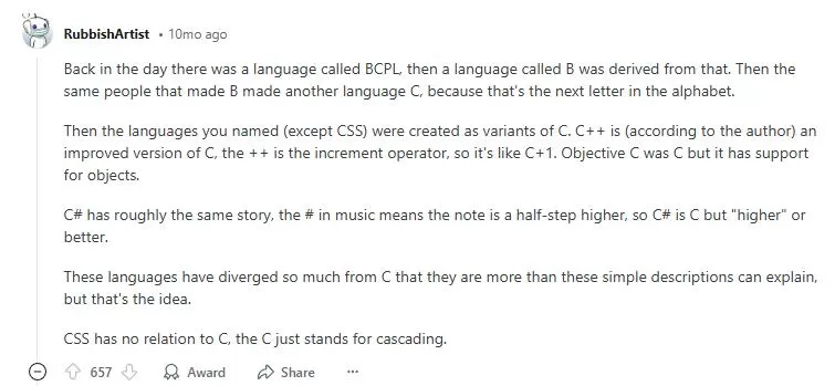 为什么有这么多以字母 “C” 为开头的编程语言?插图1 为什么有这么多以字母 “C” 为开头的编程语言?插图1