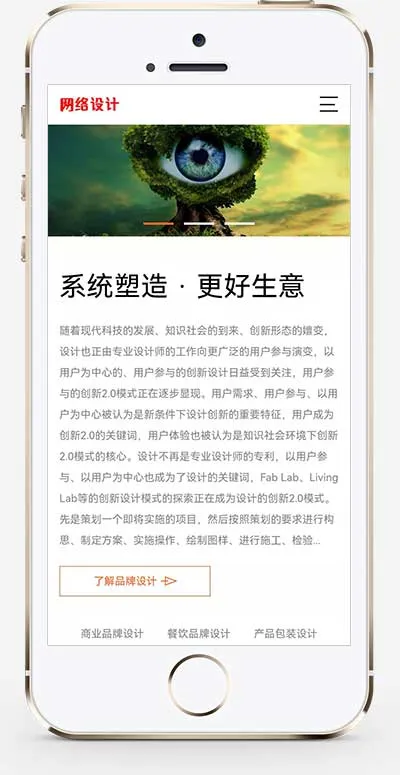 品牌策划设计公司pbootcms网站模板 网络设计公司网站源码下载插图