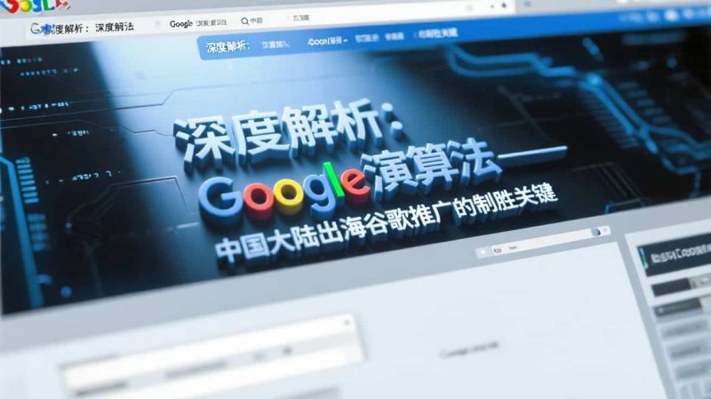 深度解析:Google 演算法——中国大陆出海谷歌推广的制胜关键-会懂网