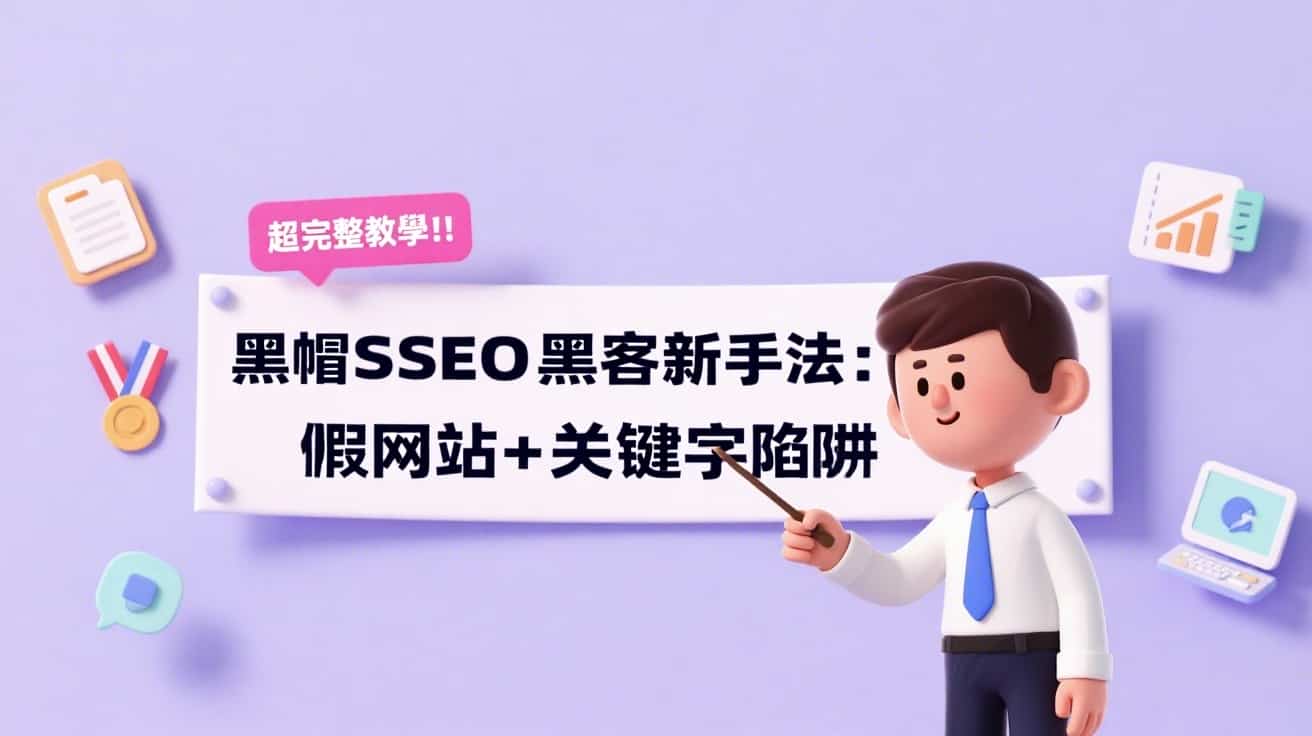 SEO中毒大揭秘!黑帽SEO黑客新手法:假网站+关键字陷阱,如何避开搜索引擎的恶意圈套?-会懂网