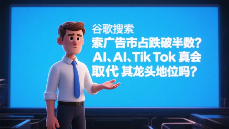 谷歌搜索广告市占跌破半数?AI、TikTok真会取代其龙头地位吗?🤔-会懂网