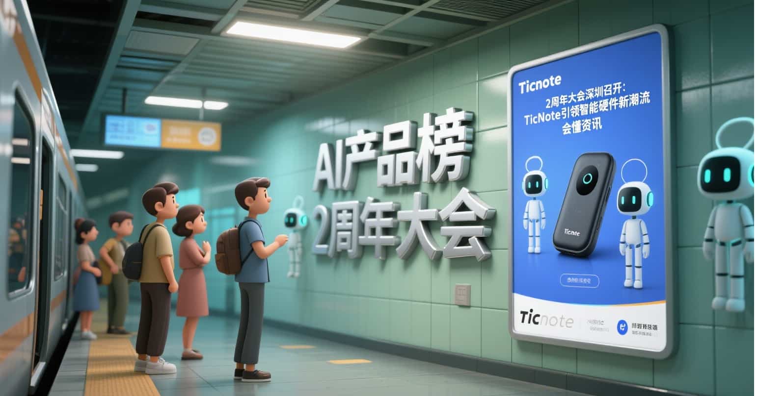 AI产品榜2周年大会深圳召开:TicNote引领智能硬件新潮流-会懂网