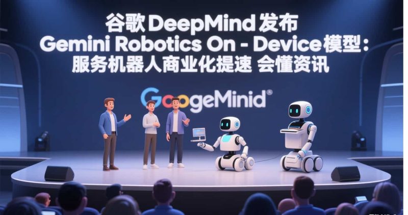 谷歌DeepMind发布Gemini Robotics On-Device模型:服务机器人商业化提速-会懂网