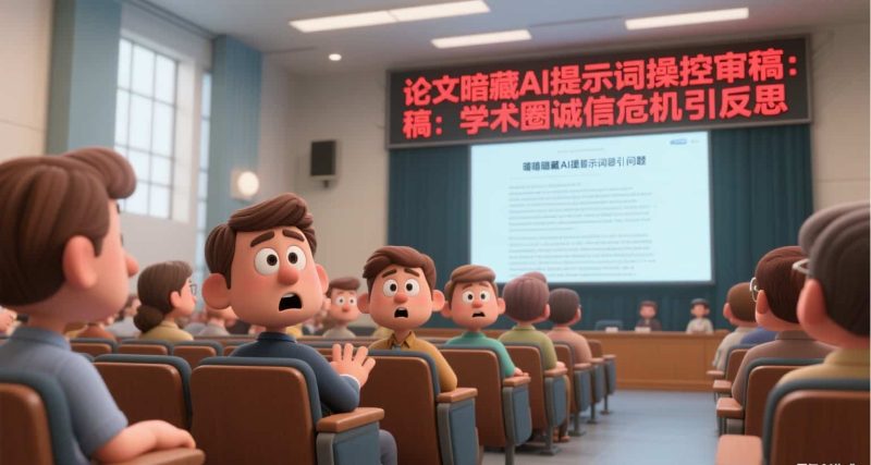 17篇论文暗藏AI提示词操控审稿:学术圈诚信危机引反思-会懂网