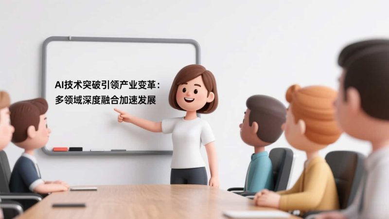 AI技术突破引领产业变革:多领域深度融合加速发展-会懂网