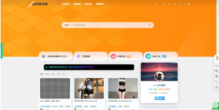 子比主题:圆角炫彩滚动公告栏(黑色背景 + 炫彩文字)代码-会懂网