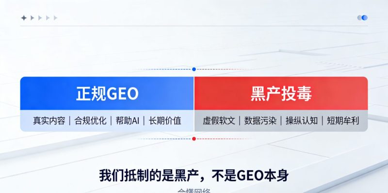会懂网络：为 GEO 正名，拒绝黑产，拒绝投毒 AI 搜索引擎插图2